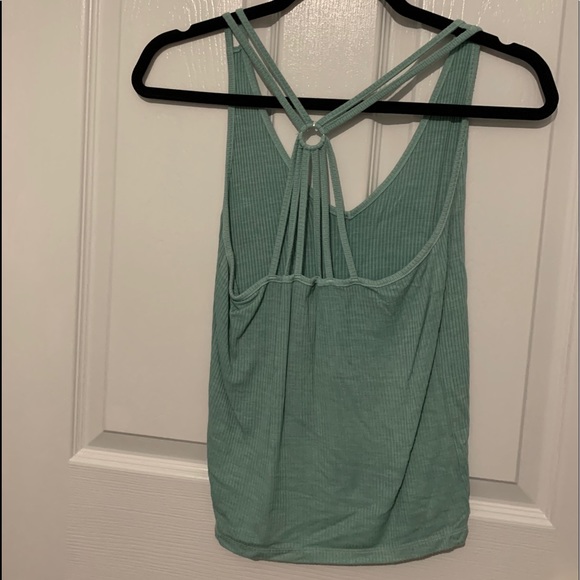 AE Teal Ribbed Cami - Picture 2 of 2